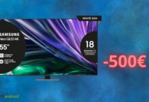 Smart TV Samsung: sconto IRRESISTIBILE su Amazon con offerta di 500 euro