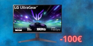 Monitor LG da gaming a 100 euro: occasione ASSURDA su Amazon