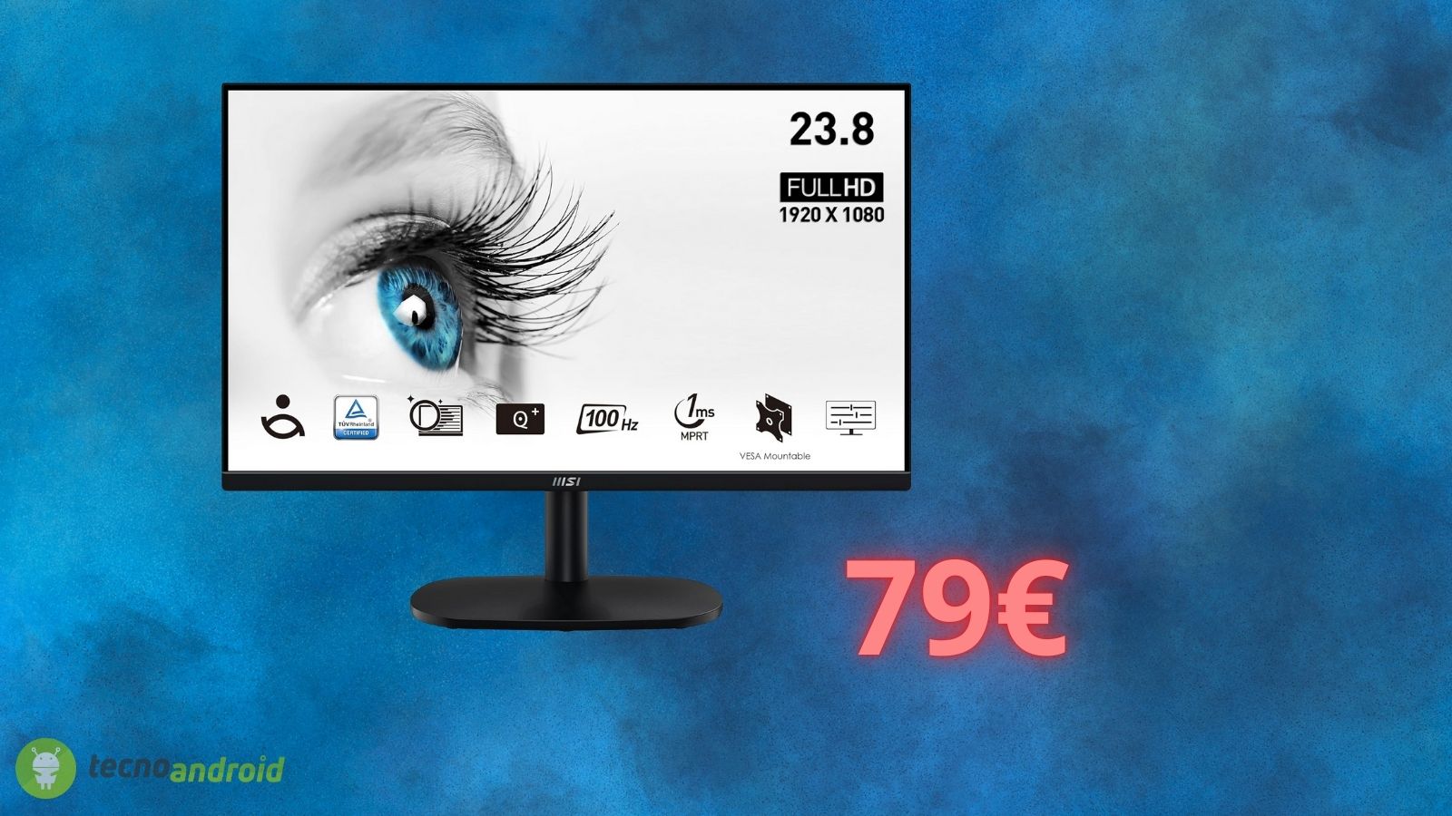 Monitor MSI a soli 79 euro: prezzo RIDICOLO valido solo oggi su Amazon