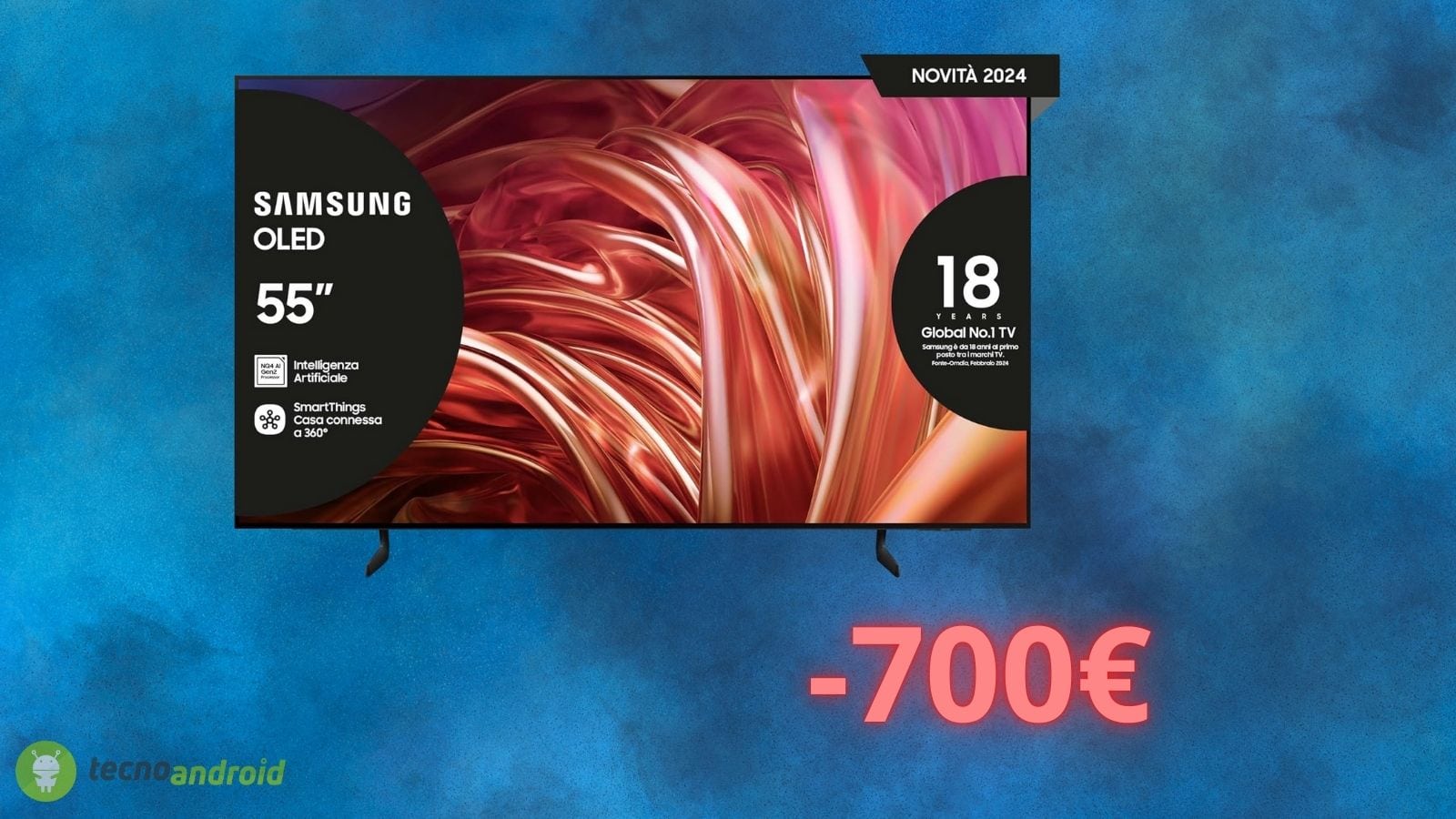 Amazon SHOCK: smart TV Samsung in SCONTO di 700 euro