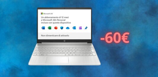 Notebook HP in SUPER OFFERTA su Amazon solo oggi