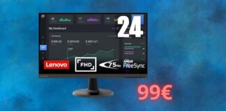 Amazon è PAZZA: offerta sul monitor LENOVO praticamente GRATIS