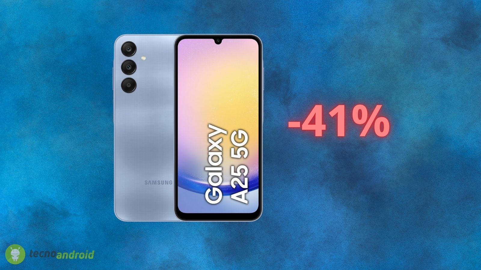 Samsung Galaxy A25 è scontato del 40% su Amazon: prezzo da pazzi