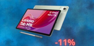 Tablet LENOVO Tab M11 in OFFERTA da non credere su Amazon