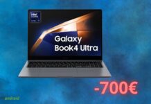 Amazon regala il Samsung Galaxy Book4 Ultra con uno sconto di 700 euro