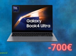 Amazon regala il Samsung Galaxy Book4 Ultra con uno sconto di 700 euro