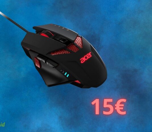 Mouse da gaming ACER in offerta a prezzo quasi GRATIS su Amazon