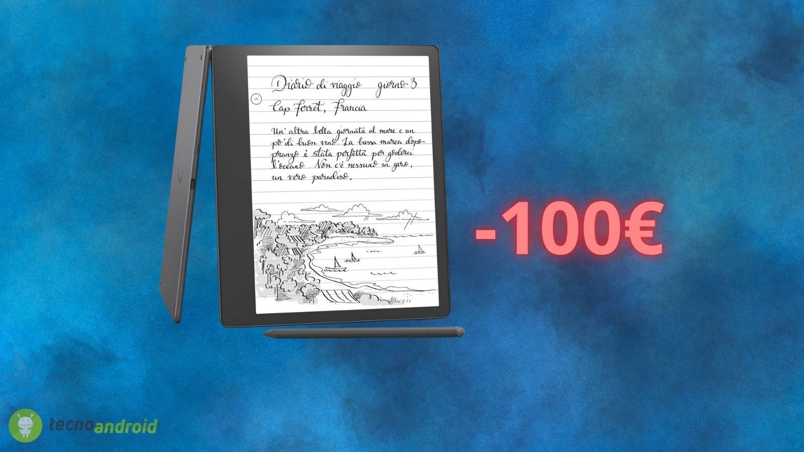 Kindle Scribe: offerta AMAZON PRIME con 100 euro di sconto