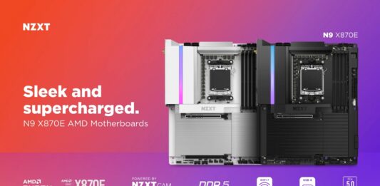 NZXT, N9, X870E, scheda, madre, AMD