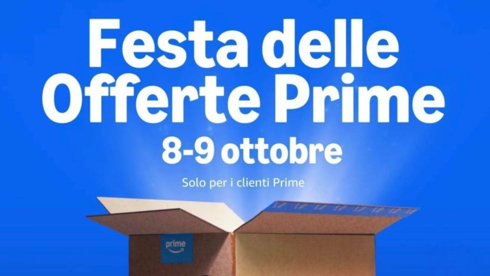 Amazon: la Festa delle Offerte Prime è l'8 e il 9 Ottobre