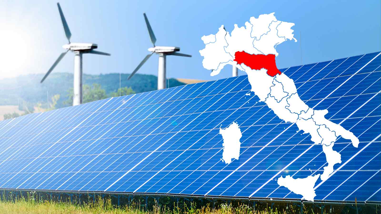 Dopo la terribile alluvione, l'Emilia Romagna si rialza e si propone come centro per lo sviluppo delle energie rinnovabili in Italia.