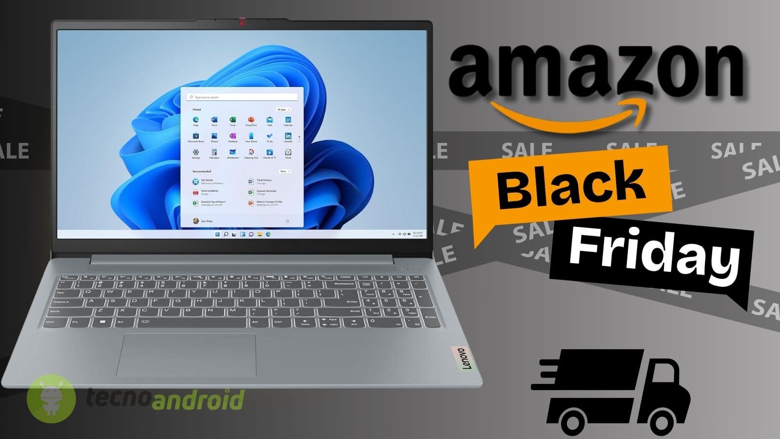 Amazon Black Friday: Lenovo IdeaPad Slim 3 ad un costo sconvolgente