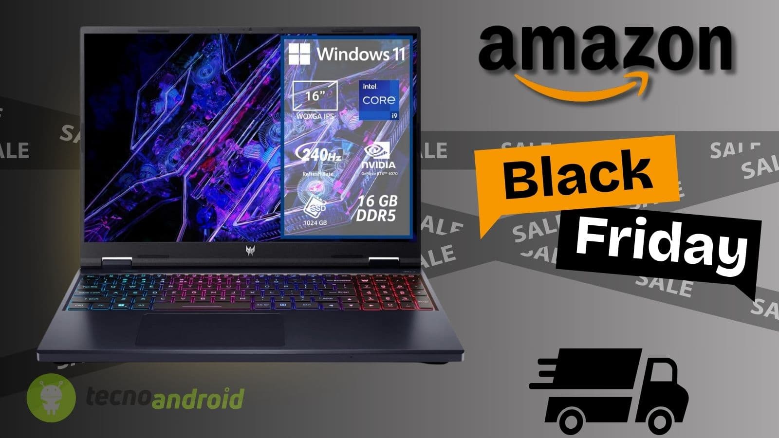 Amazon Black Friday: OFFERTA FOLLE sull'Acer Predator Helios Neo 16