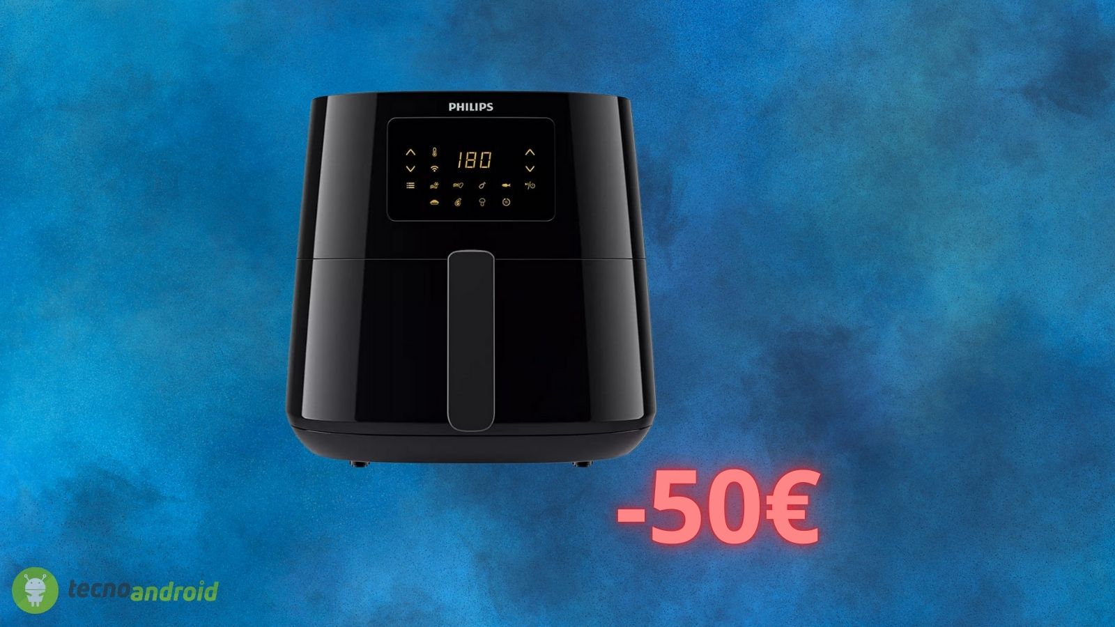 Friggitrice ad aria PHILIPS con uno sconto di 50 euro su Amazon