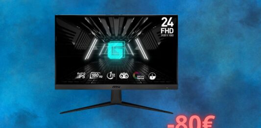 Monitor MSI da gaming a meno di 100 euro su AMAZON: uno sconto pazzesco