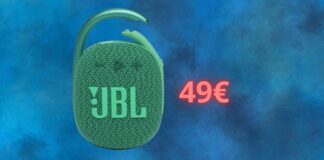 JBL Clip 4: costa meno di 50 euro su Amazon