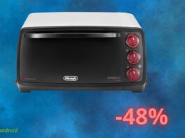 Amazon SCONTA il forno elettrico De'Longhi del 48%: il prezzo è PAZZO