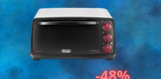 Amazon SCONTA il forno elettrico De'Longhi del 48%: il prezzo è PAZZO