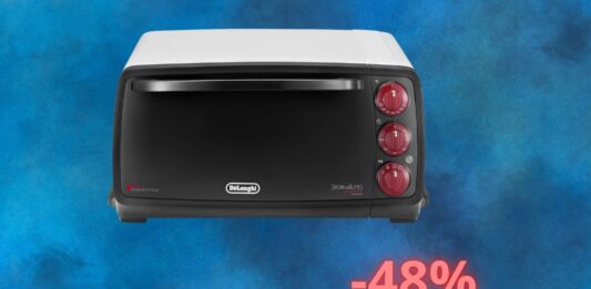 Amazon SCONTA il forno elettrico De'Longhi del 48%: il prezzo è PAZZO