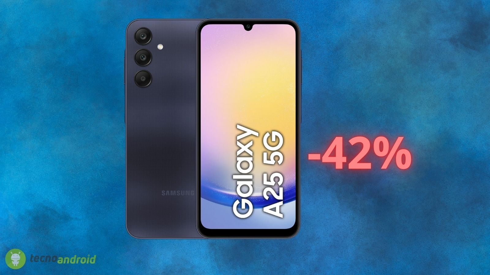 Samsung Galaxy A25: il prezzo è CROLLATO del 42% su Amazon