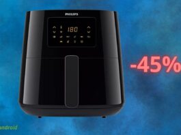 Friggitrice ad aria PHILIPS in sconto del 45% su Amazon