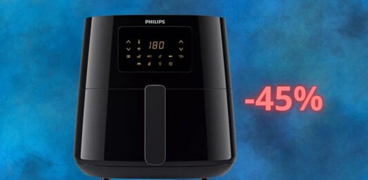 Friggitrice ad aria PHILIPS in sconto del 45% su Amazon