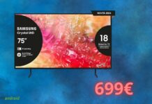 Samsung Smart TV con uno SCONTO PAZZESCO su Amazon