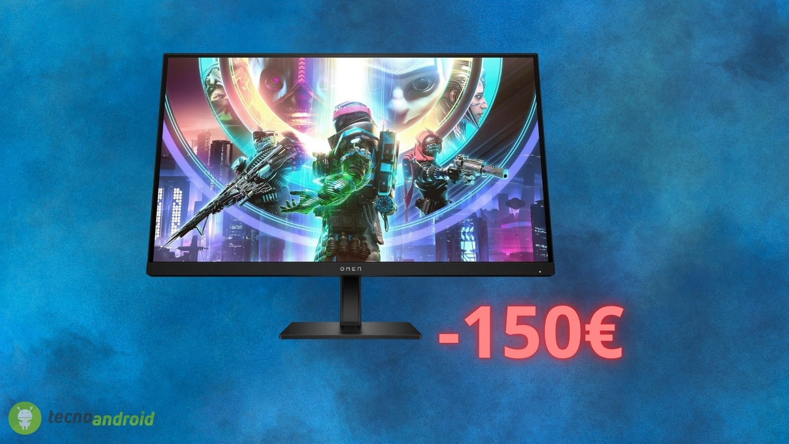 Monitor da gaming HP OMEN: costa 150 euro in meno su Amazon