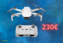 Amazon FOLLE: offerta su DJI Mini 4K, costa poco