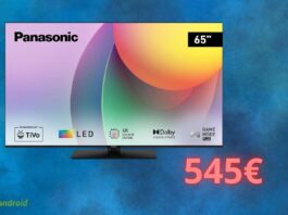 Smart TV PANASONIC scontatissima su Amazon: costa davvero poco