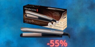 Amazon IMPAZZISCE con la piastra per capelli REMINGTON in super sconto