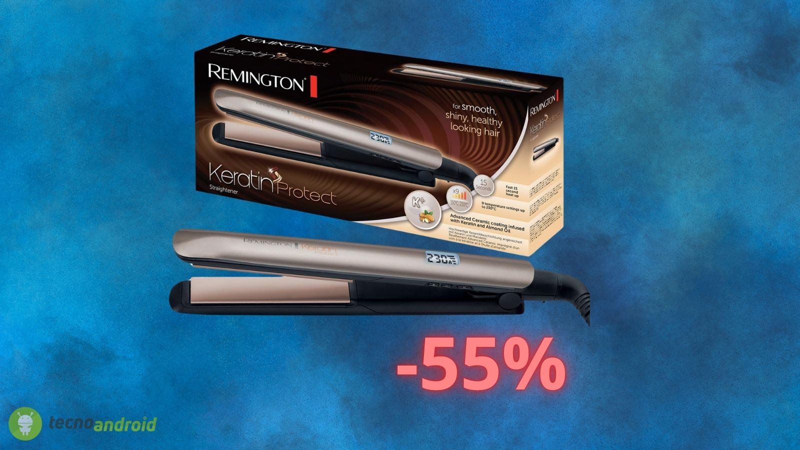 Amazon IMPAZZISCE con la piastra per capelli REMINGTON in super sconto