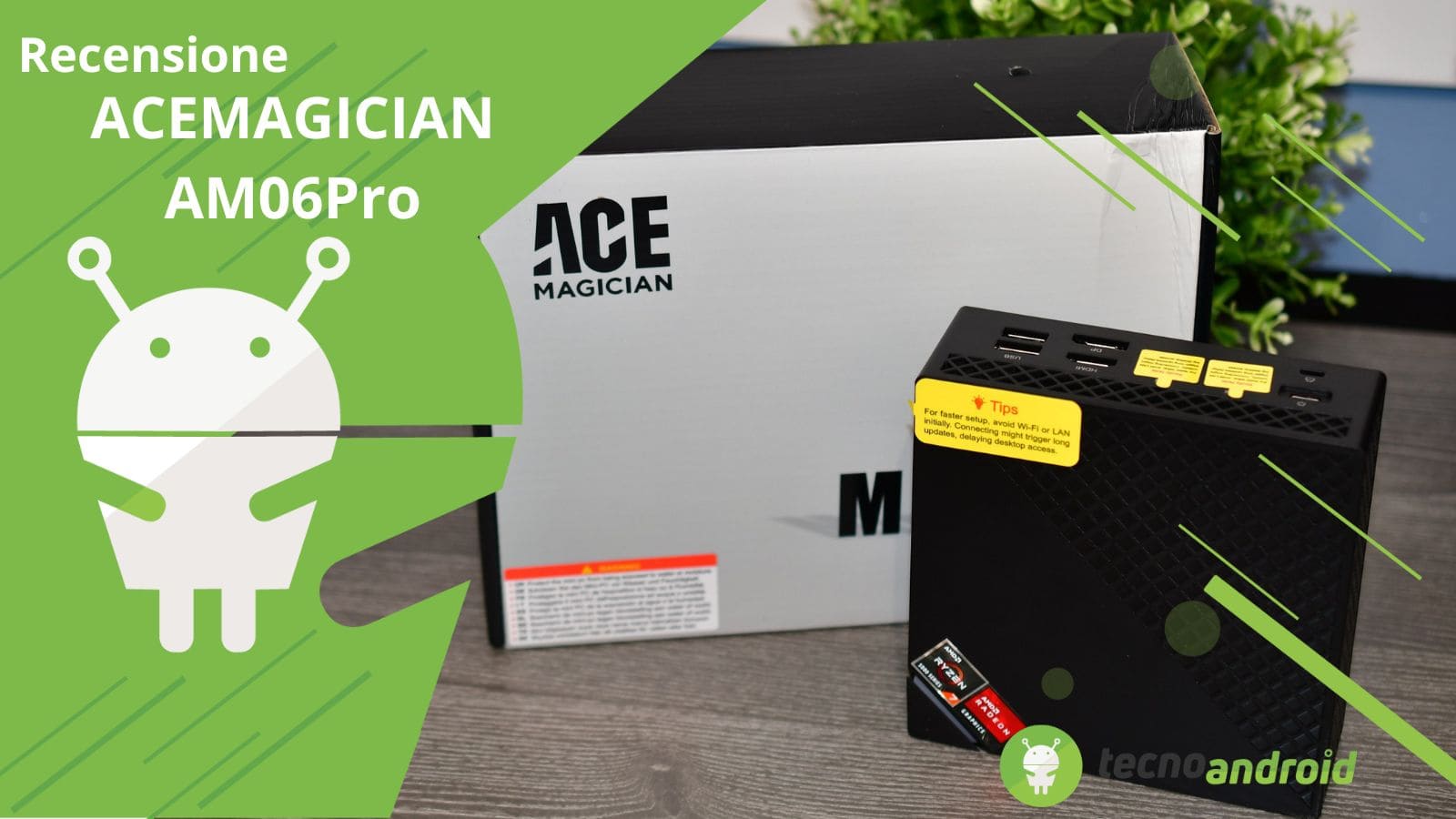 ACEMAGICIAN AM06Pro: mini PC con AMD Ryzen 7 e tanta potenza - Recensione